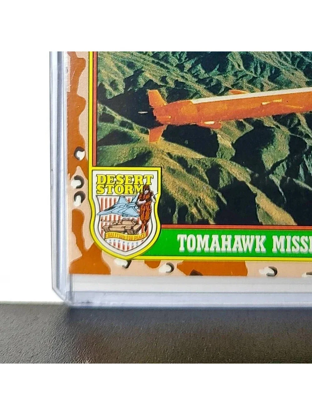 Tomahawk Missile in Flight 1991 Topps Desert Storm #47 Card - Picture 5 of 10